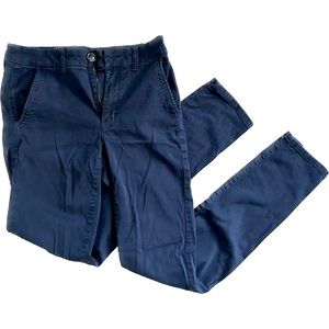 Navy American Eagle Twill Pants - Size 6L